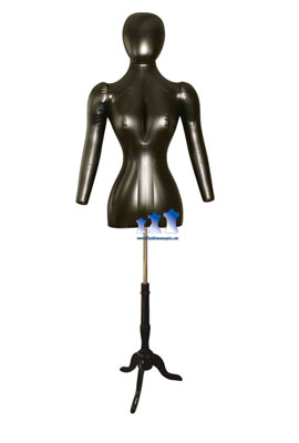 Inflatable Female Torso w/ Head & Arms, with MS...